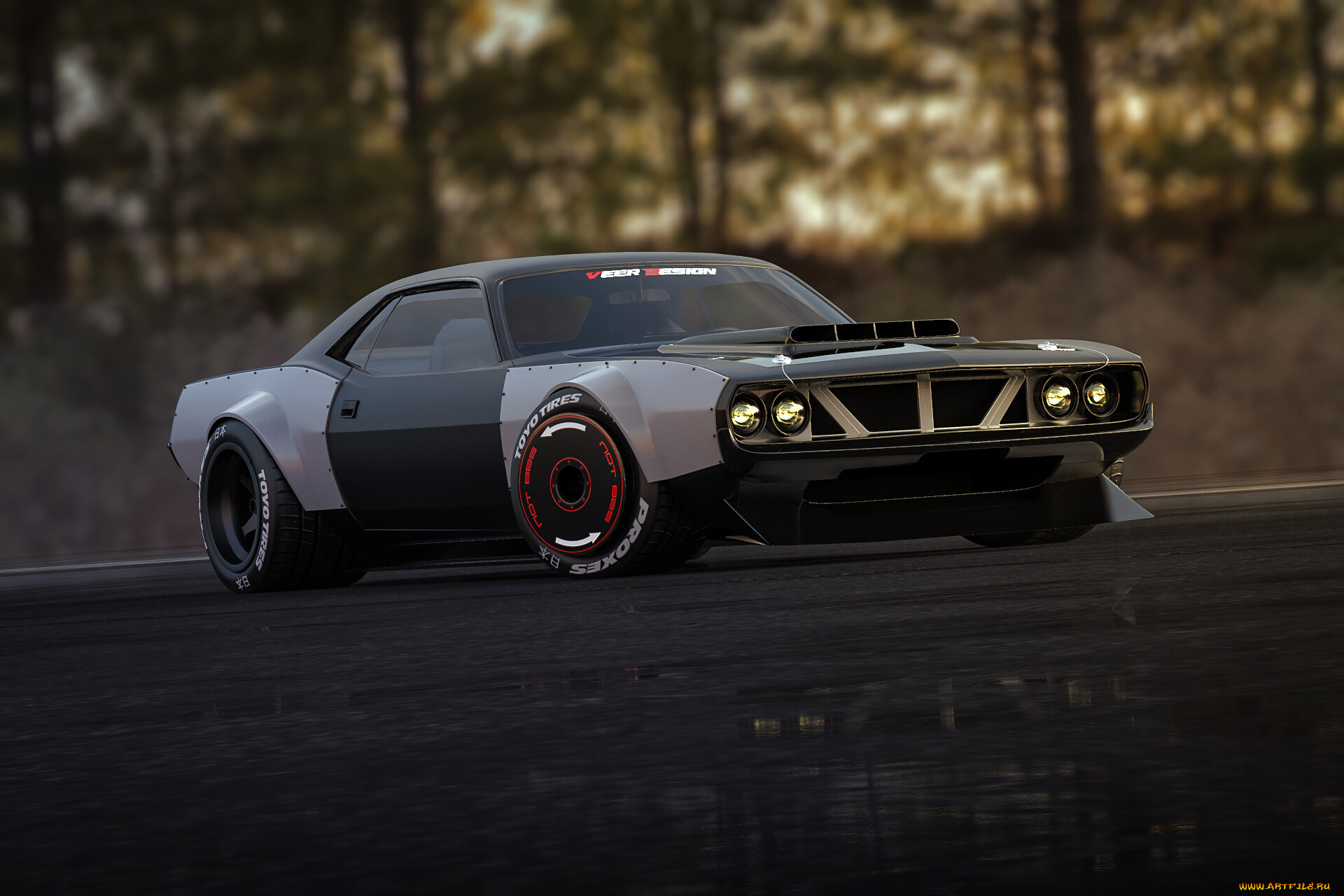 plymouth hemi cuda, , 3, plymouth, hemi, cuda, barracuda, widebody, tuning, car, , 